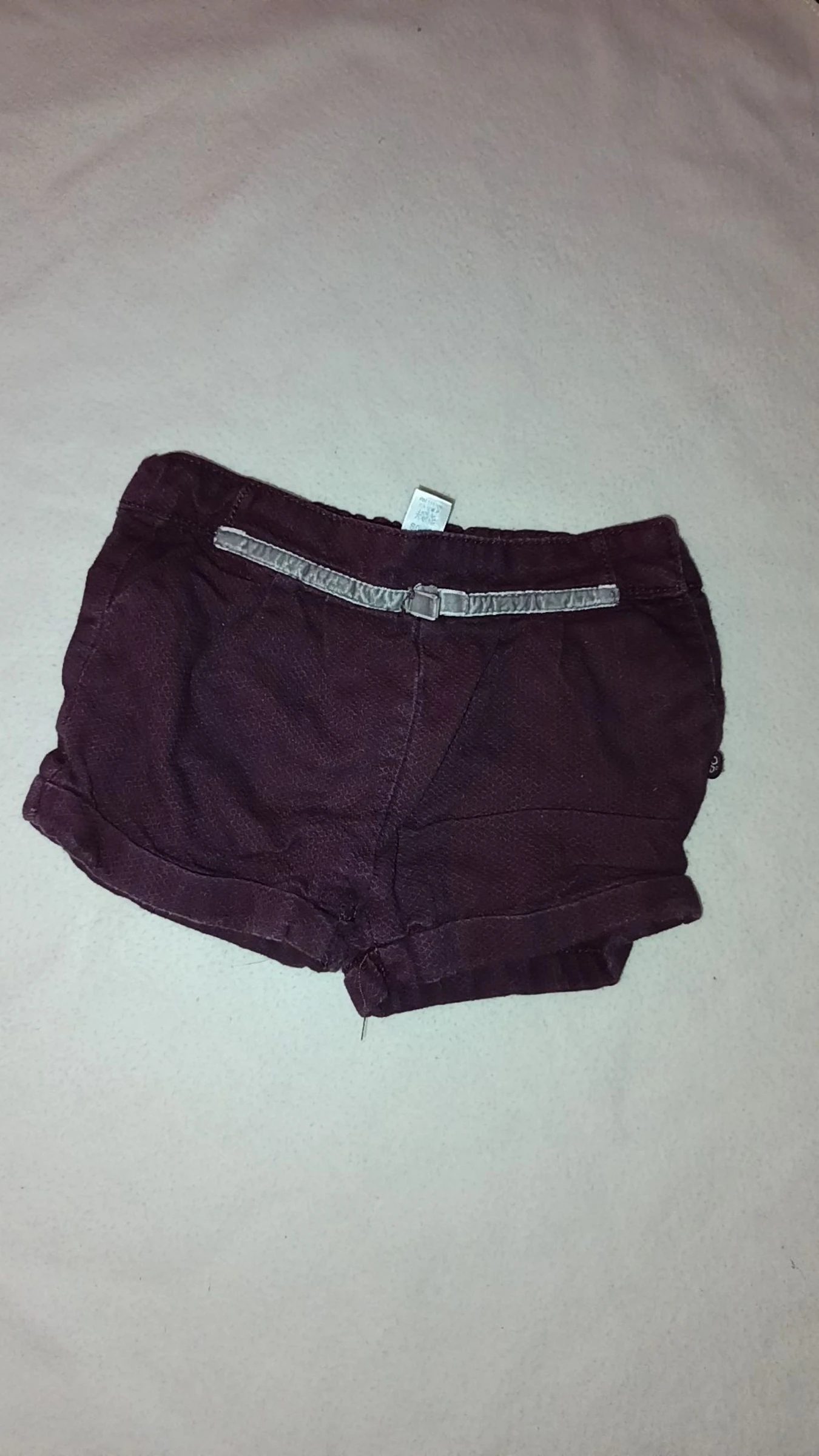 Short en velours 18 mois 
